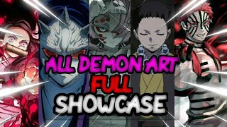 All Demon Arts FULL Showcase! | Demon Slayer rpg 2 | Roblox