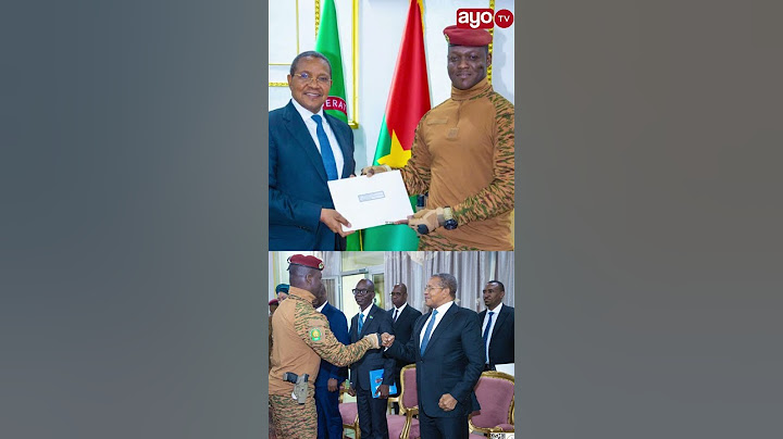 MWAMBA HUYU HAPA CAPT. TRAORE WA BURKINA FASO AKUTANA NA MSTAAFU KIKWETE
