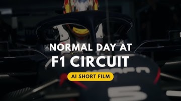 Normal Day at F1 CIRCUIT - AI Short Film