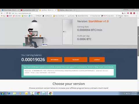 Startminer Com And Bitminer Io Payment Proof Guaranteed Free Earn 0 00500000 Satoshi Bitcoin - 