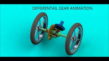 DIFFERENTIAL GEAR MECHANISM IN SOLIDWORKS