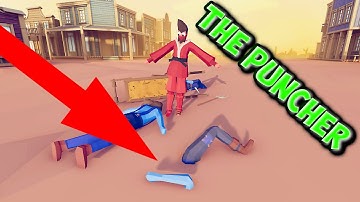 The Puncher vs Every Unit + Bonus - TABS MODS Wild West Faction Update