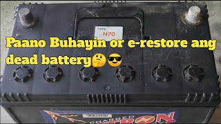 PAANO BUHAYIN OR E-RESTORE ANG DEAD BATTERY @batterymastertv