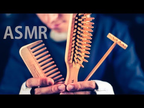 ASMR Wood Tapping & Scratching for SLEEP ?FRENCH Whispering