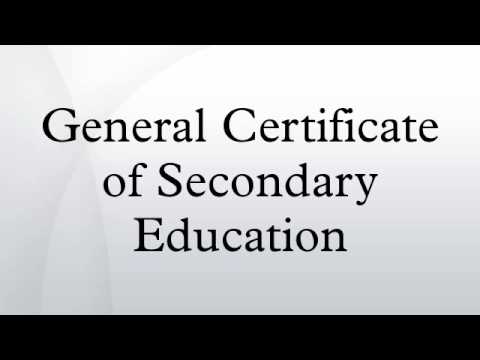 secondary education