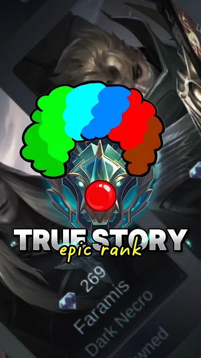 THE TRUE STORY OF EPIC RANK! #mobilelegends #mlbb