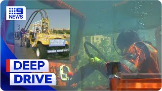 Car that can drive underwater across Darwin Harbour in the works | 9 News Australia
