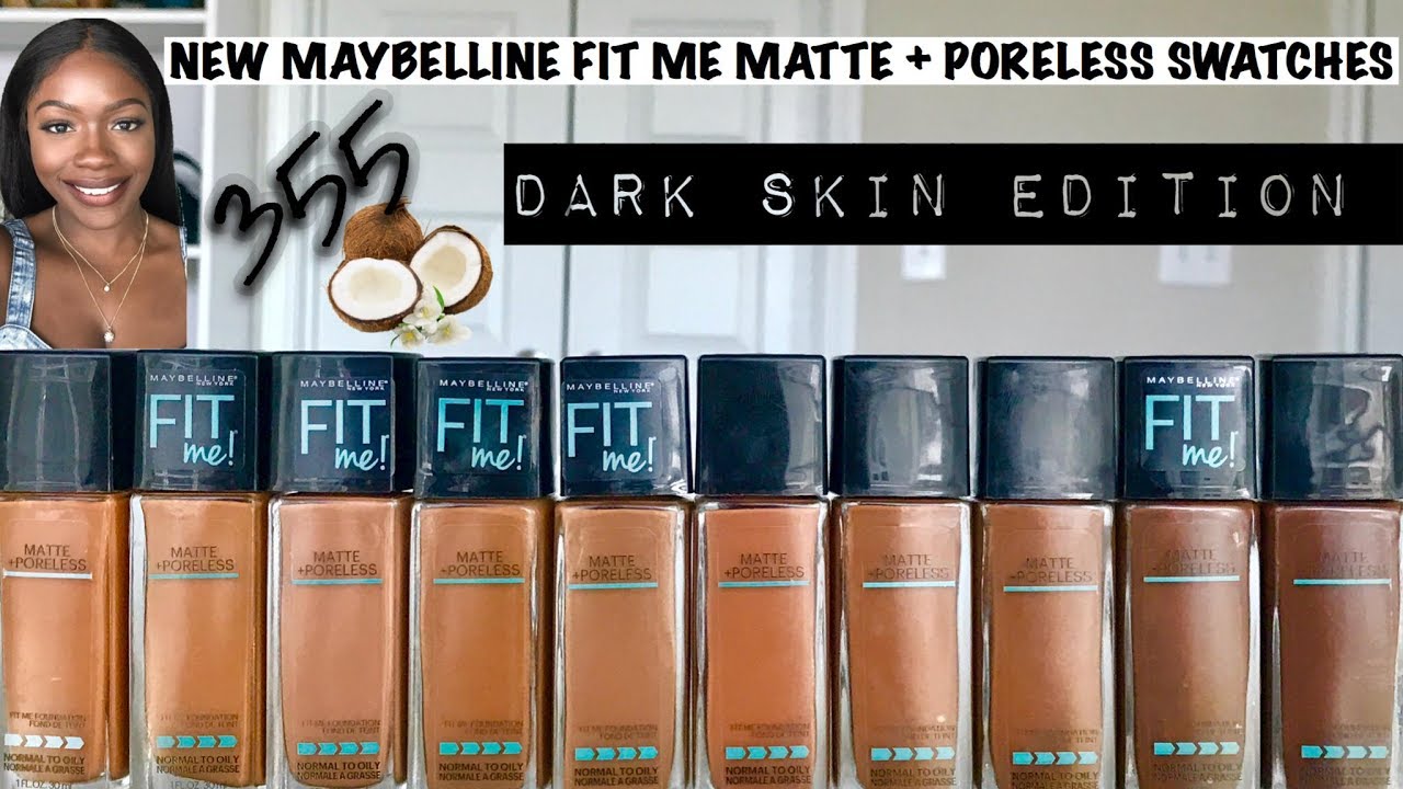 Maybelline Fit Me Foundation Shades Chart