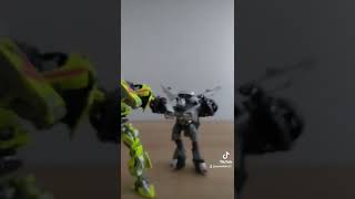Transformers Cyber Missions Ratchet And Sideswipe Vs Starscream And Crowbar Stop Motion