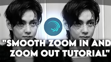 How to Do Smooth Zoom In & Out in Alight Motion (using Null object) tutorial || dripsvfx