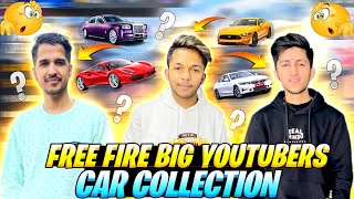 FREE FIRE BIG YOUTUBERS CAR COLLECTION GARENA FREE FIRE