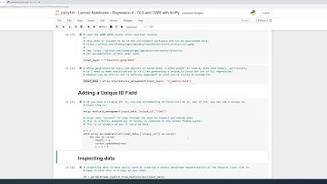 Using Jupyter Notebooks and ArcPy to run Regressions in ArcGIS Pro