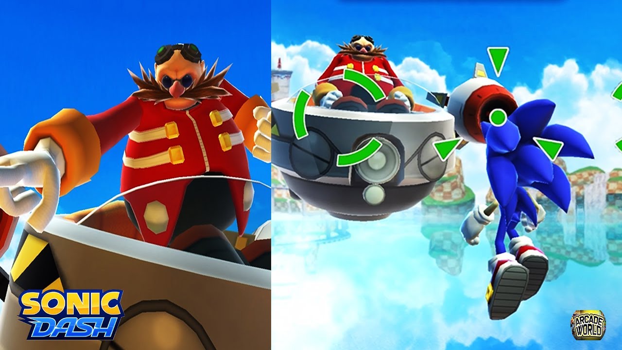 Sonic Dash EGGMAN VS SONIC Android iPad iOS Gameplay HD - YouTube