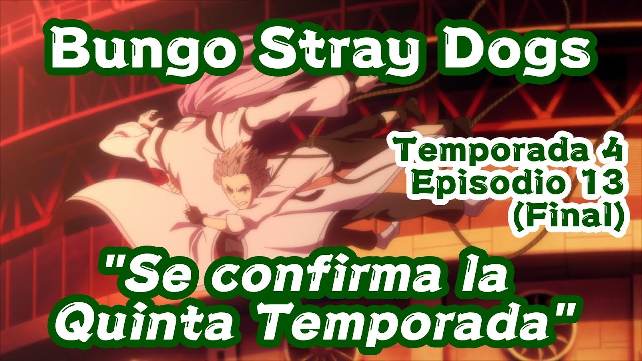 Bungo Stray Dogs: 5ª temporada é anunciada