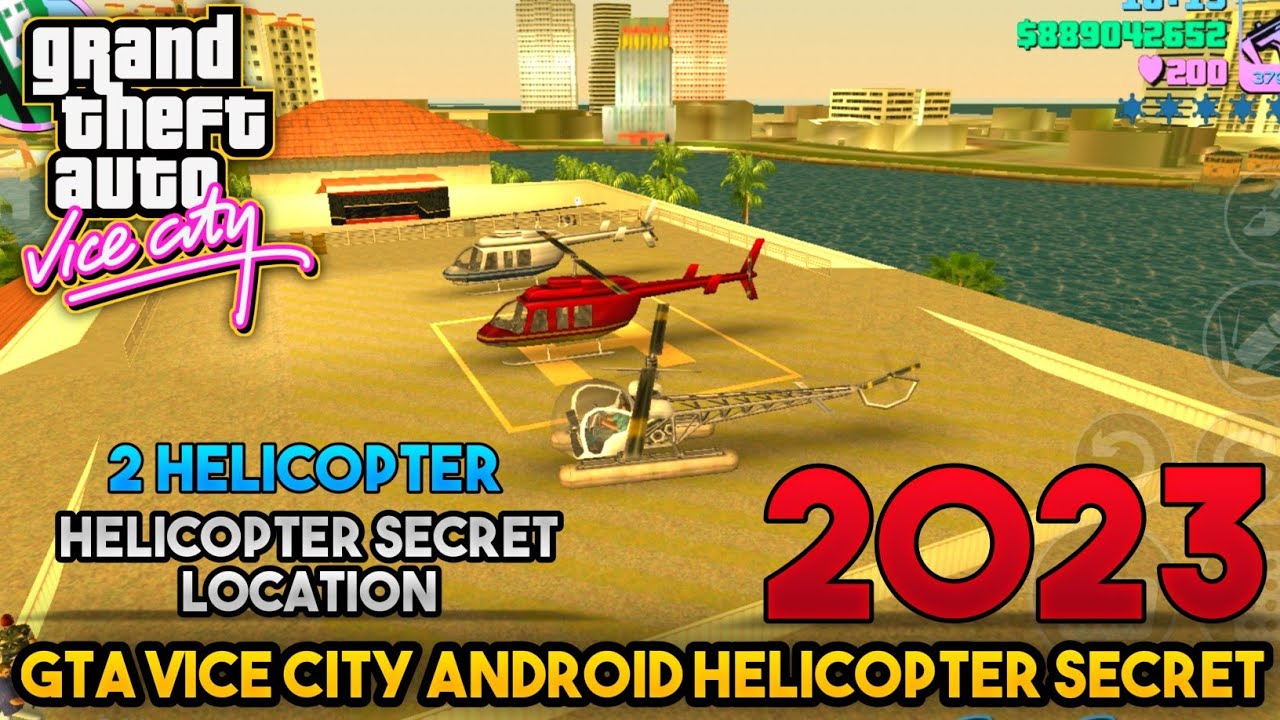 Gta vice city Android helicopter secret location Gta vc 2