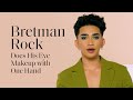 Bretman Rock Slays in a One-Handed Makeup Challenge | ELLE