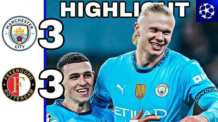 MANCHESTER CITY vs FEYENOORD (3 - 3) // shocking end of game // UEFA CHAMPIONS LEAGUE HIGHLIGHTS