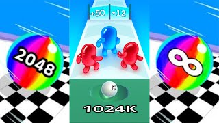 Ball Run 2048 vs Join Blob Clash vs Ball Run Infinity