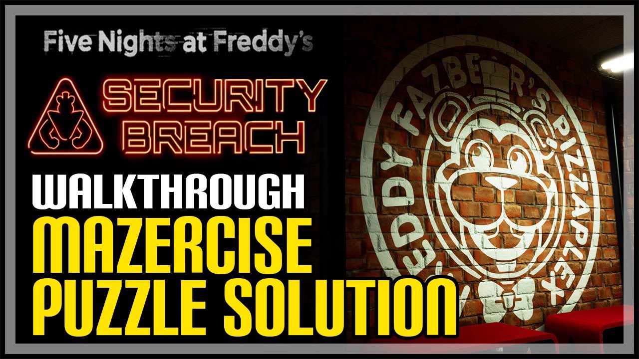 How to Solve the Mazercise Puzzle - Five Nights at Freddy's