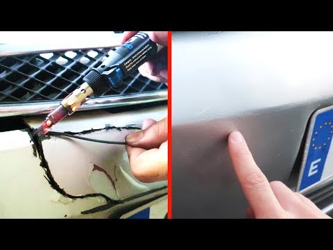 Video: ¿Se puede reparar una grieta en un parachoques?