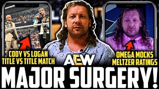 AEW Kenny Omega MAJOR SURGERY | Omega MOCKS Meltzer Ratings | WWE Cody Rhodes vs Logan Paul MATCH