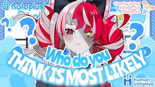 【holoplus Survey - #CharityRelay4Indonesia】 WHO'S MOST LIKELY TO??? 【Kureiji Ollie】