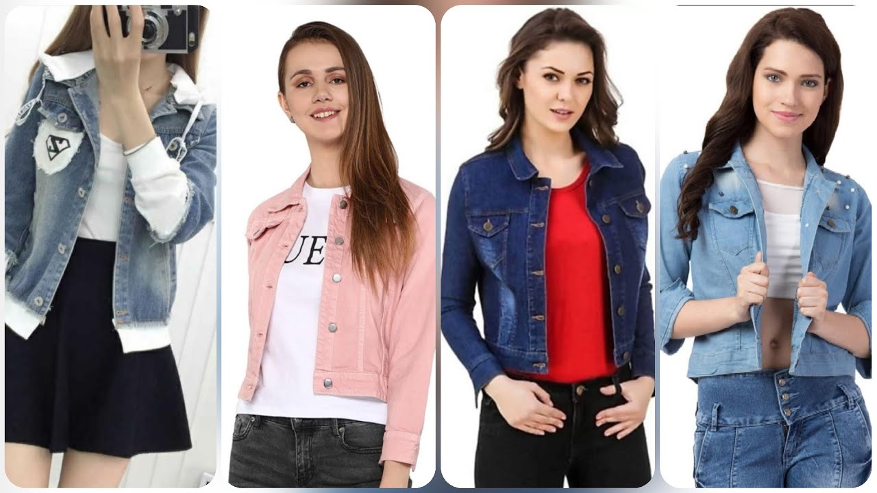 Denim Jacket Collection For Girls || Amazing Designs Of Jacket - YouTube