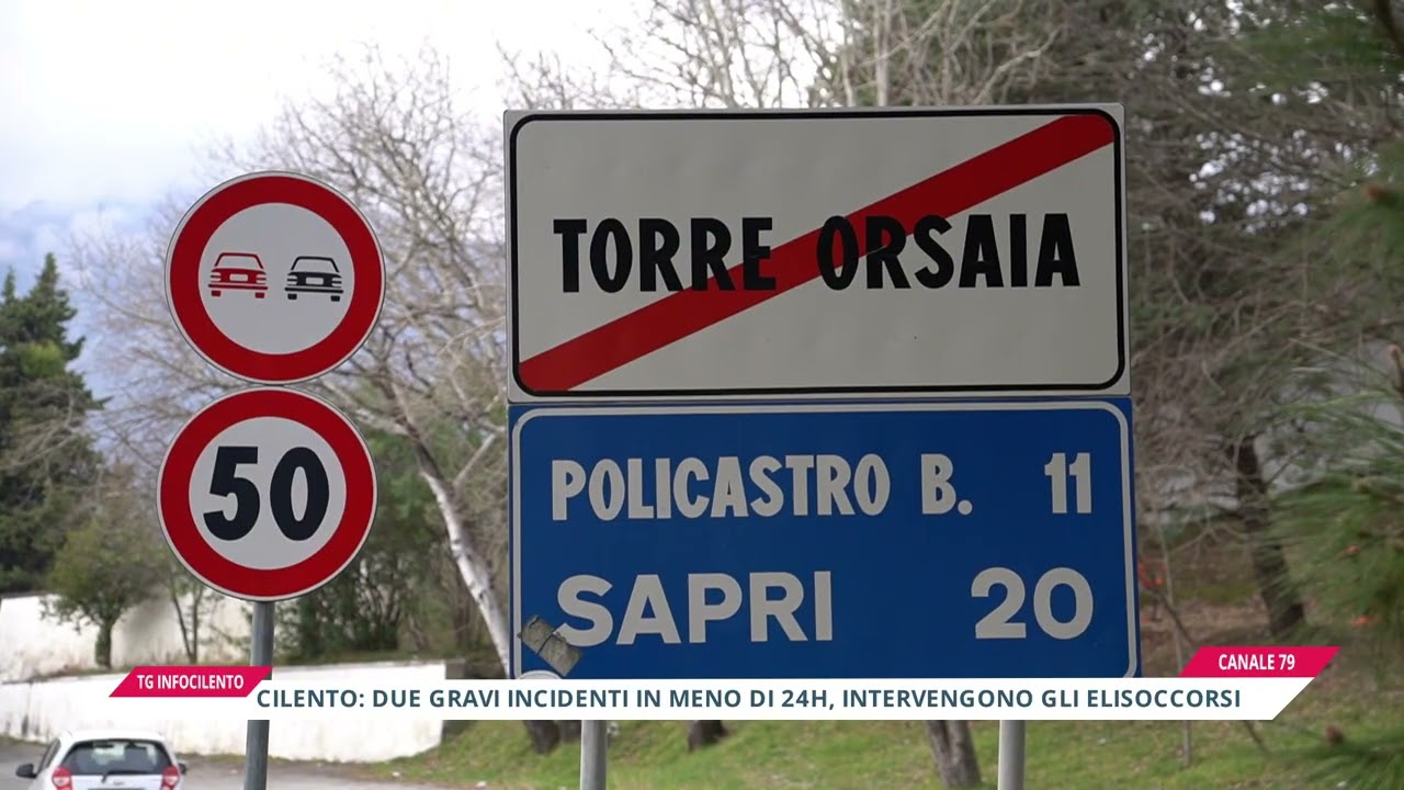 Cilento: due gravi incidenti in meno di 24h, intervengono gli elisoccorso