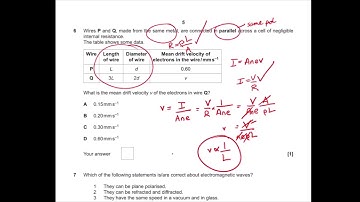 H556 02 June 2019 Section A MCQ walkthrough