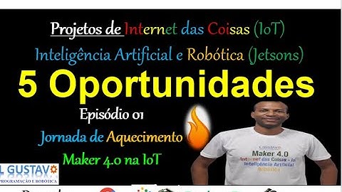 Episódio 01 - 5 Oportunidades com IoT, IA e Robótica  - Jornada Aquecimento 4.0 na IoT