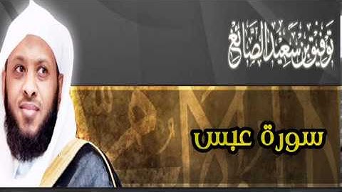 توفيق الصائغ سورة عبس