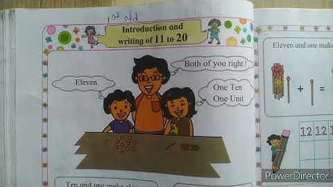 Std - 1st | Maths | Introduction and writing of 11 to 20 |