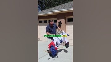 Securing a Sandbag for Inflatable Snowman Stability #shorts #showman