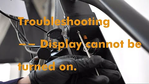 Troubleshooting - Display cannot be turned on