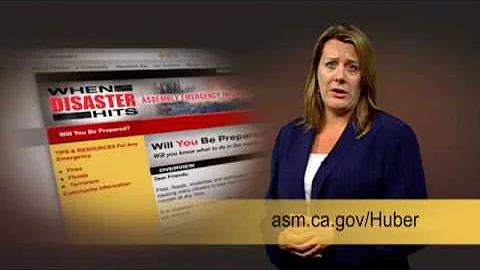 Alyson Huber Emergency Preparedness PSA