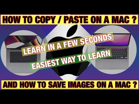 MAC BASICS | HOW TO COPY / PASTE AND SAVE IMAGES ON A MAC | IMAC MACS | KEYBOARD SHORTCUTS | 2022 |