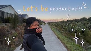 ☆ LET'S BE PRODUCTIVE ⎮run with me, study, motivation, training