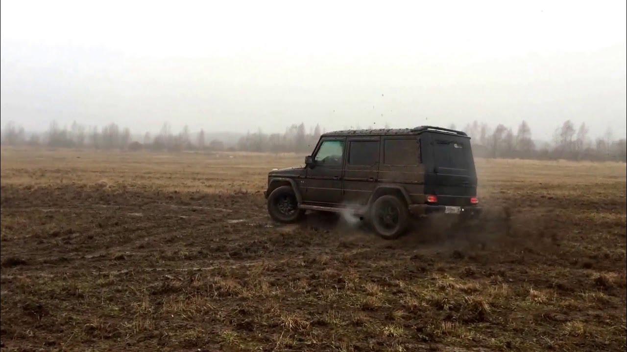 Гелик g63 AMG В грязи