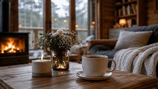 Comfortable Cafe Atmosphere in the Cozy Spring ☕ Soft Jazz with Warm Lights for Focus & Deep Relax screenshot 3