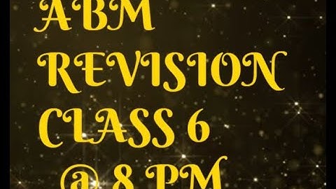 ABM REVISION SESSION || DAY 6 || JAIIB & CAIIB MADE SIMPLE