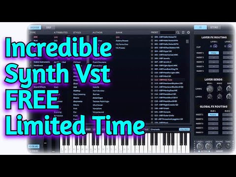 Cool FREE SYNTH Plugin & Vst Instrument by Kv331 Audio - SynthMaster 2 Player - Presets Playthrough