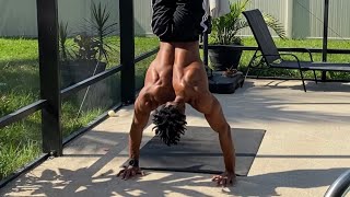 Handstand Pushups 10-1 Under 10 Minutes | POV Josh