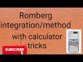 Romberg integration/Romberg method
