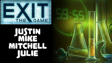 EXIT: THE GAME | THE SECRET LAB | Justin, Mike, Mitchell, Julie
