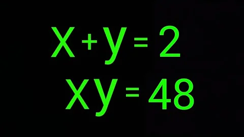 A Nice Olympiad Algebra Problem | How to solve for X and Y in this Question ?