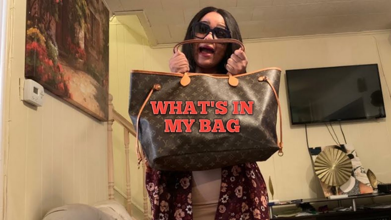 WHAT’S IN MY BAG 2020 ||Louis Vuitton NEVERFULL GM NADS SUNSHINE SPENCER - YouTube