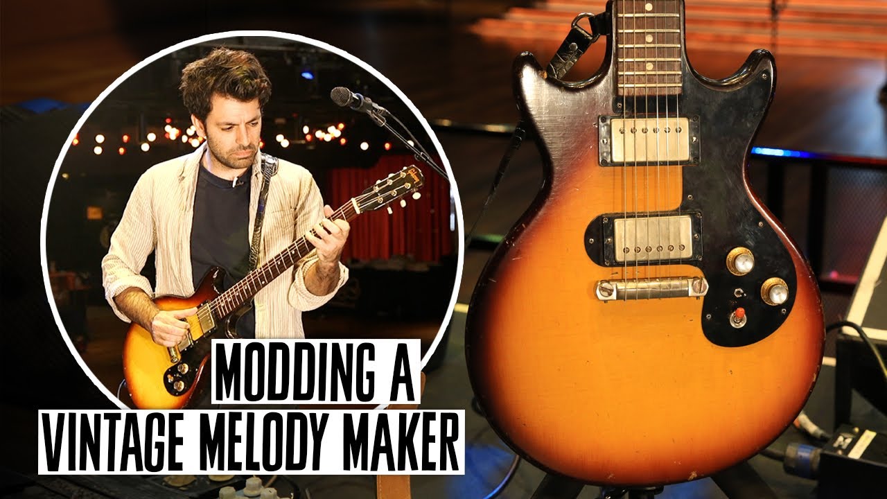 Modding a 1964 Gibson Melody Maker - YouTube
