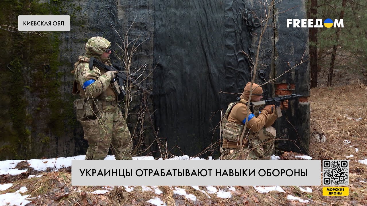 Штурм позиций, оборона и парамедицина. Тактические учения в Киевской ...