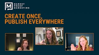 Market Proof Marketing | Ep 352 | Create Once, Publish Everywhere