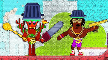 Bowmasters - Gameplay Walkthrough - Young Tree VS ALL TOURNAMENT (ANDROID & IOS)